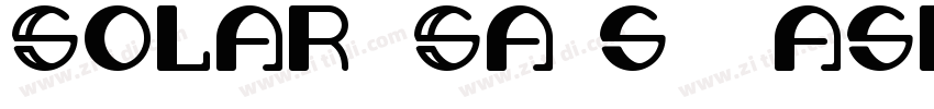 Solar Sans Basic字体转换